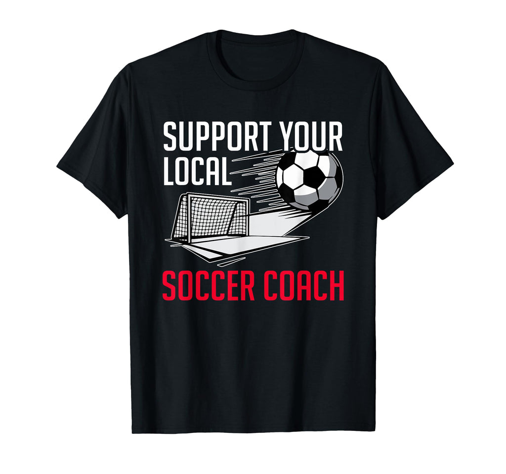Coaching Soccer Dad Coach Soccer Coach T-Shirt - Trendy Graphic for Adults
