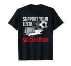 Coaching Soccer Dad Coach Soccer Coach T-Shirt - Trendy Graphic for Adults
