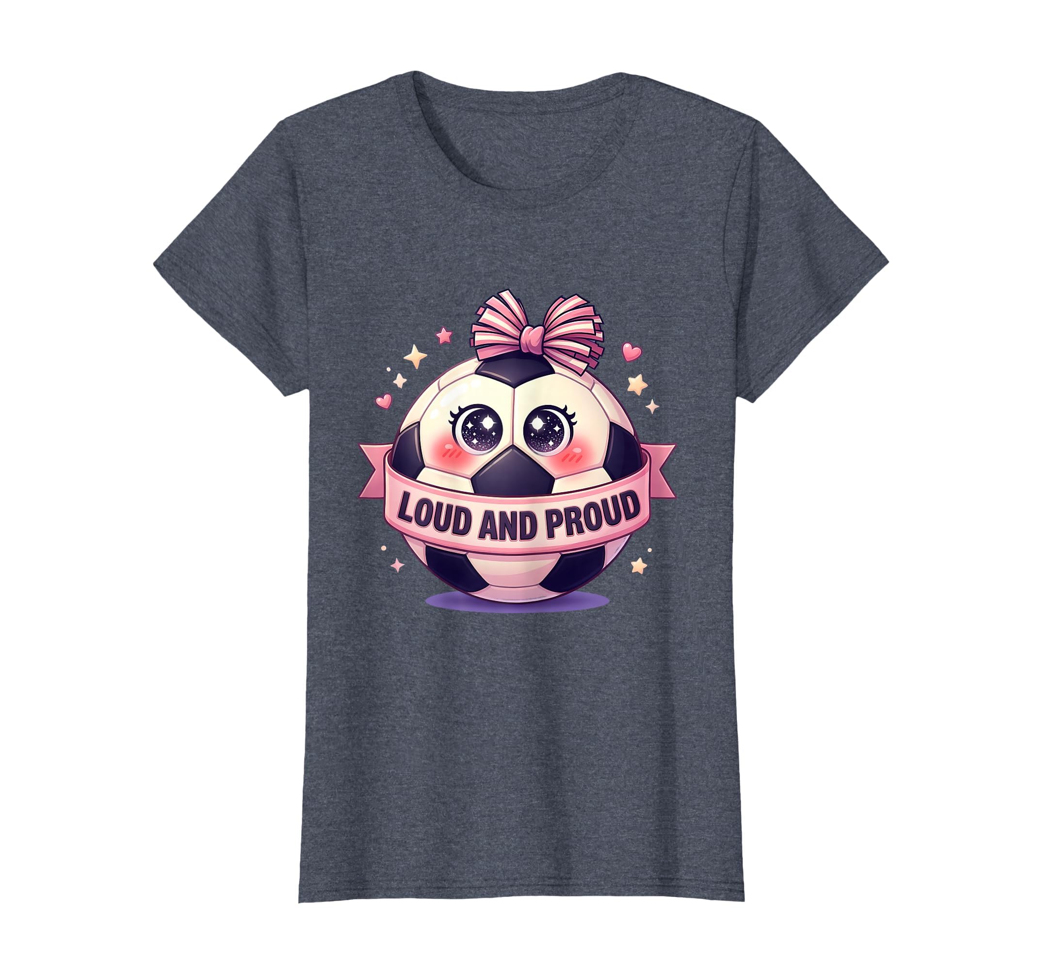 Loud And Proud Soccer Mom T-Shirt - Graphic Print Men Women