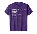 Track And Field Coach Definition Funny T-Shirt - Novelty Apparel Unisex