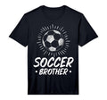 Soccer Brother Soccer Fans Brother T-Shirt - Custom Art Print for Adults