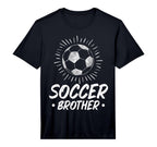 Soccer Brother Soccer Fans Brother T-Shirt - Custom Art Print for Adults