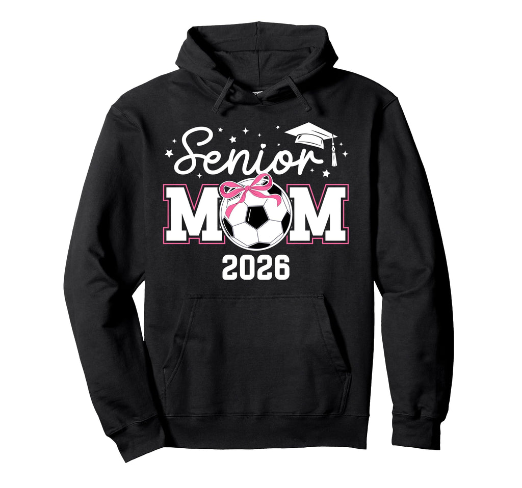 Soccer Senior Mom Senior Soccer Player Hoodie - Unique Graphic Men Women
