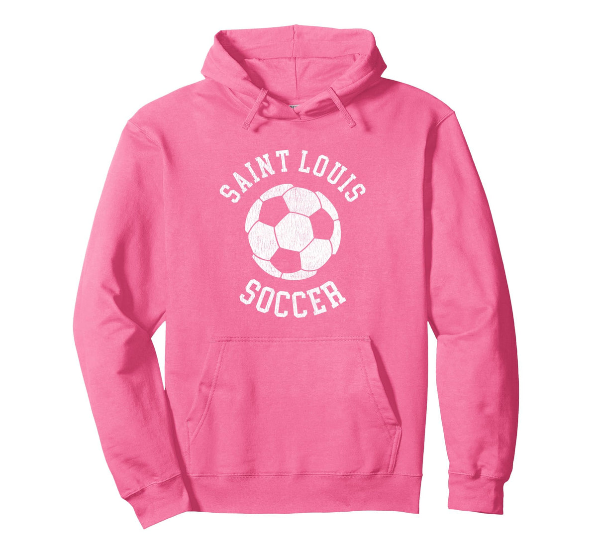Saint Louis Soccer Distressed 90S Hoodie - Graphic Print Men Women