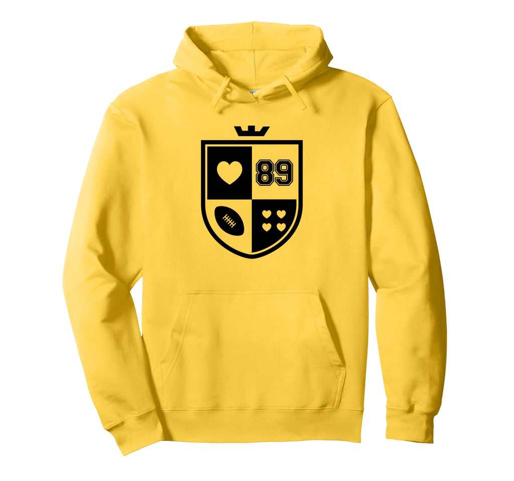 I Love Football I Heart Football Funny Hoodie - Unique Graphic for Adults