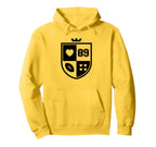 I Love Football I Heart Football Funny Hoodie - Unique Graphic for Adults