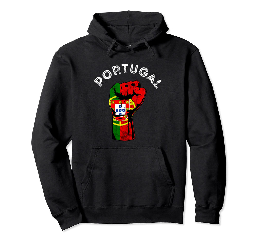 Portugal Hand Fist Power Portuguese Pride Hoodie - Custom Art Print Unisex