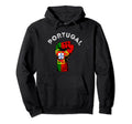 Portugal Hand Fist Power Portuguese Pride Hoodie - Custom Art Print Unisex
