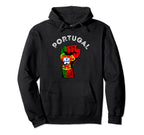 Portugal Hand Fist Power Portuguese Pride Hoodie - Custom Art Print Unisex