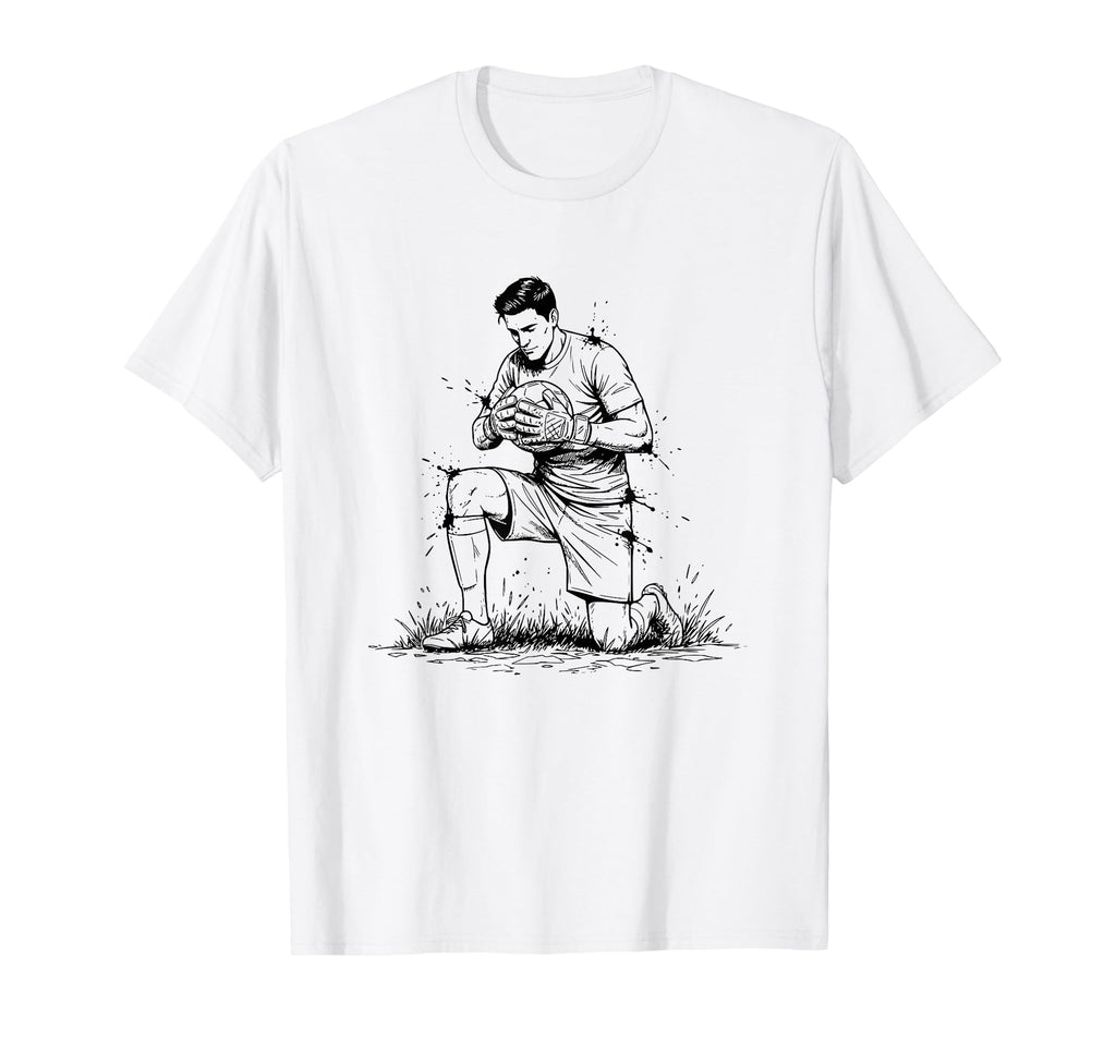 Soccer Goalkeeper Goalie Mens T-Shirt - Novelty Apparel for Adults