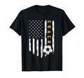 Soccer Coach American Flag Funny T-Shirt - Graphic Print for Adults