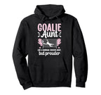 Soccer Goalie Aunt Soccer Keeper Aunt Hoodie - Novelty Apparel for Adults