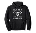 Hockey Grandpa Winter Sport Goalie Hoodie - Aesthetic Graphic Unisex