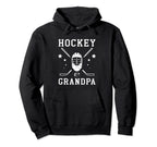 Hockey Grandpa Winter Sport Goalie Hoodie - Aesthetic Graphic Unisex