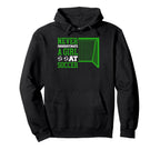 Sport Never Underestimate Soccer Hoodie - Custom Art Print for Adults