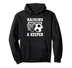 Raising Keeper Goalie Soccer Goalkeeper Hoodie - Minimalist Print Unisex