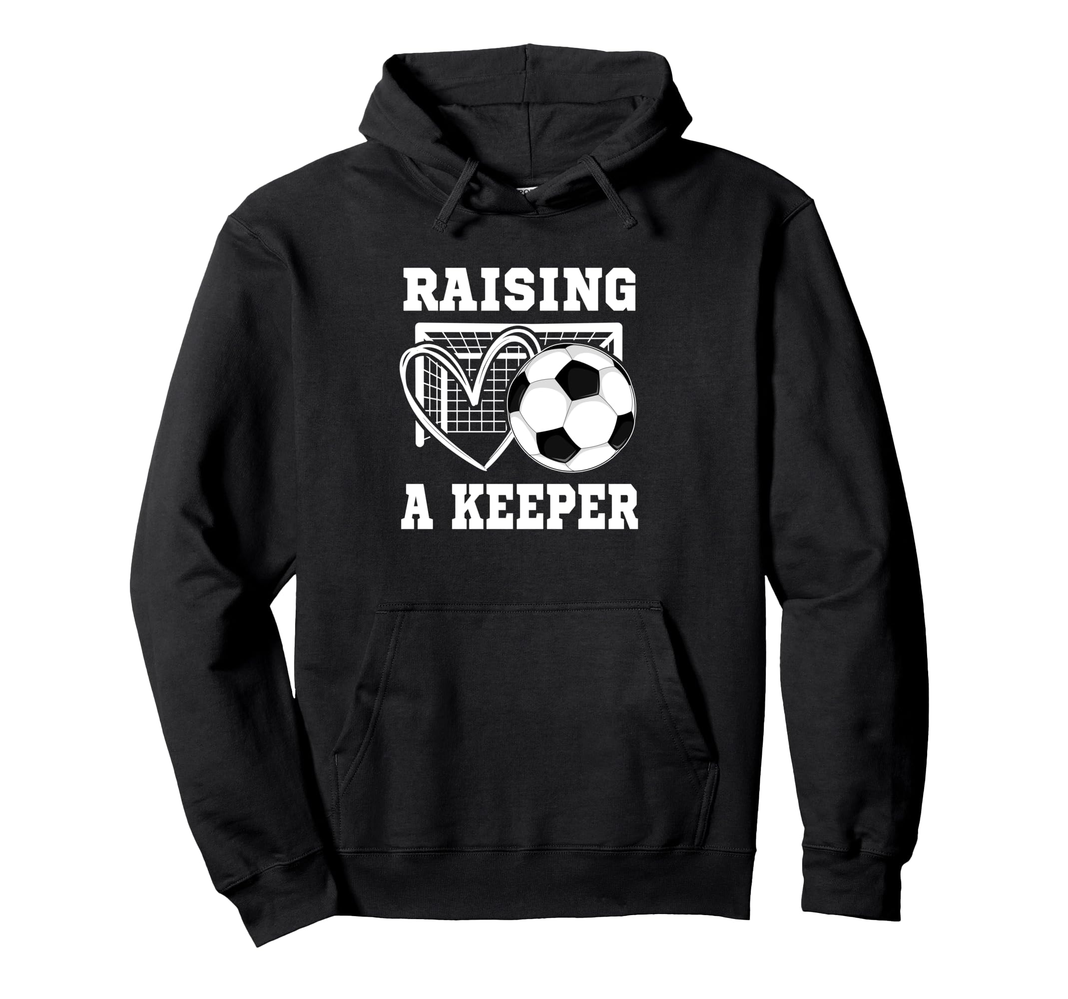 Raising Keeper Goalie Soccer Goalkeeper Hoodie - Minimalist Print Unisex