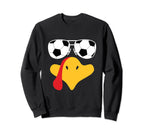 Turkey Soccer Sunglasses Turkey Sweatshirt - Streetwear Style for Adults