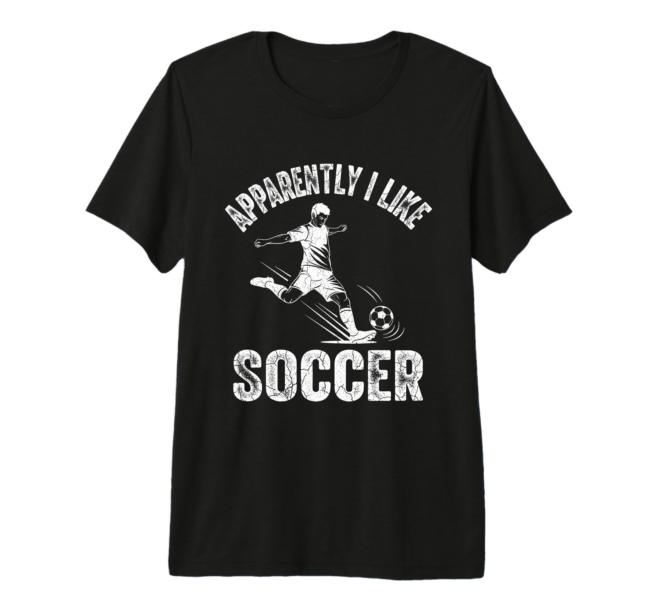 Apparently I Like Soccer Season Funny T-Shirt - Custom Art Print Unisex
