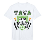 Yaya Birthday Soccer Player Bday Party T-Shirt - Trendy Graphic Men Women