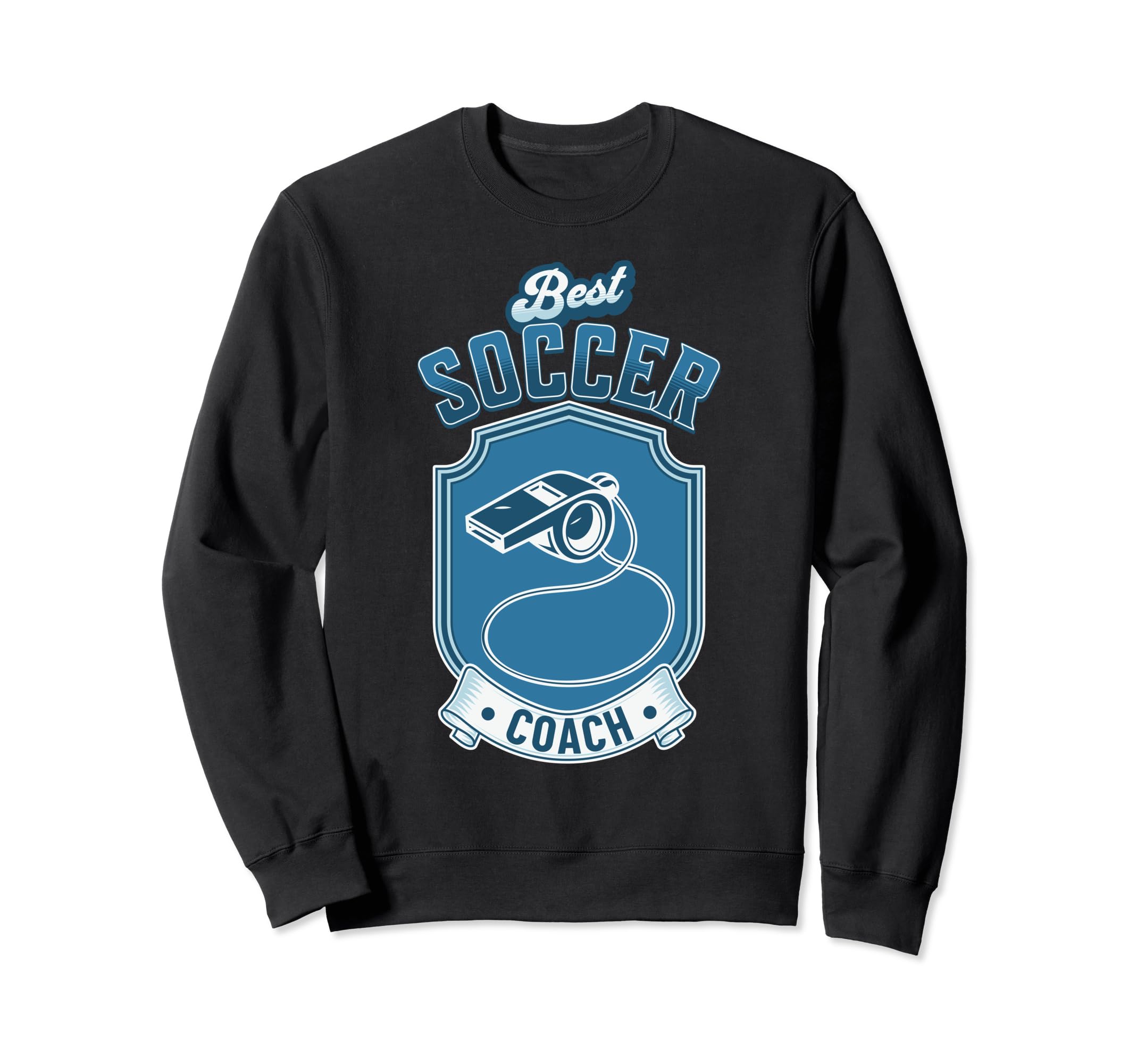 Fun Gift Best Soccer Coach Sweatshirt - Aesthetic Graphic Unisex