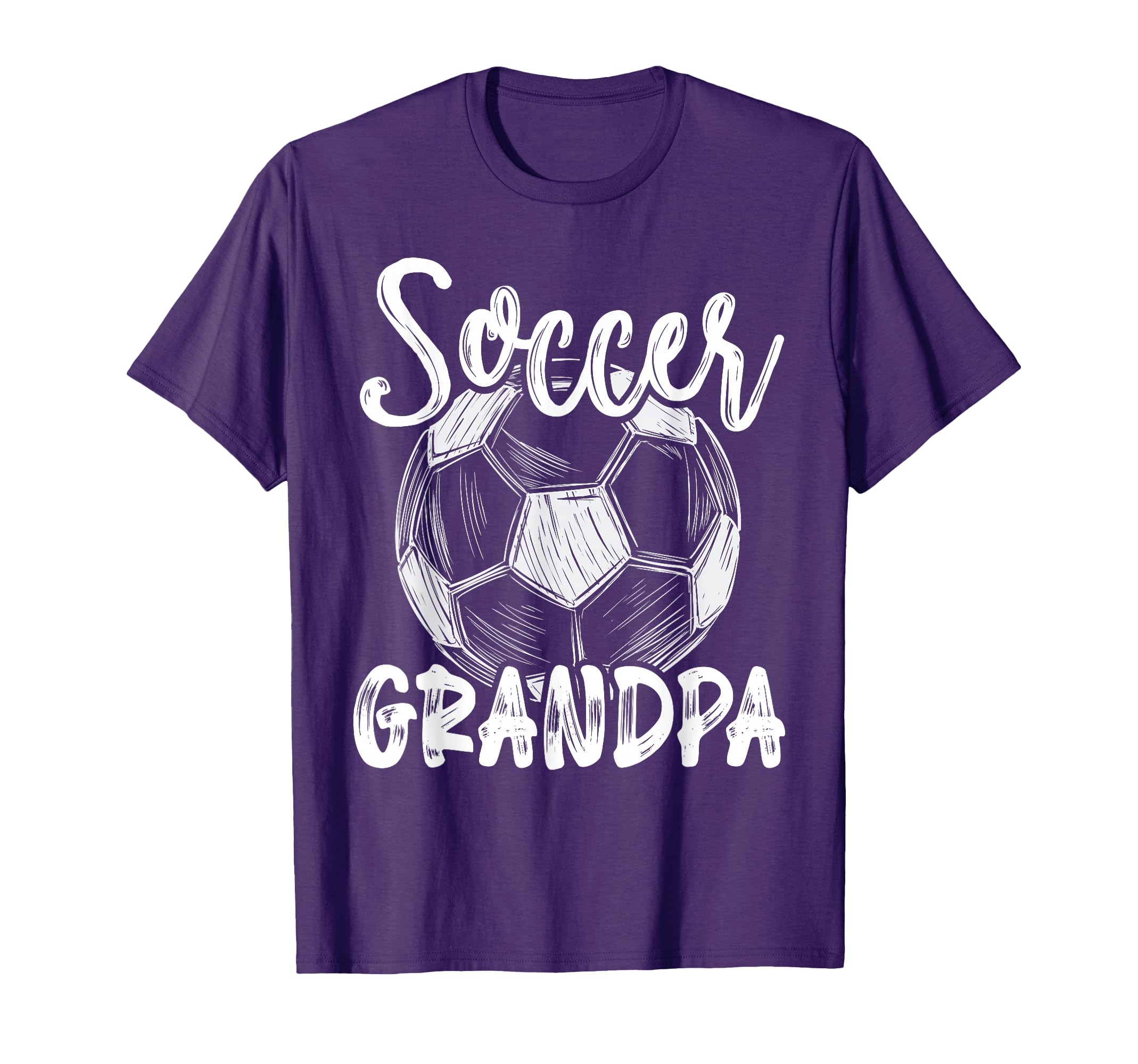 Soccer Grandpa Family Matching T-Shirt - Casual Everyday Wear for Adults