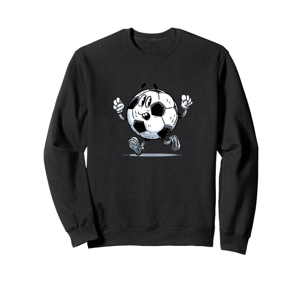 Cartoon Soccer Ball Costume And Sweatshirt - Aesthetic Graphic Men Women
