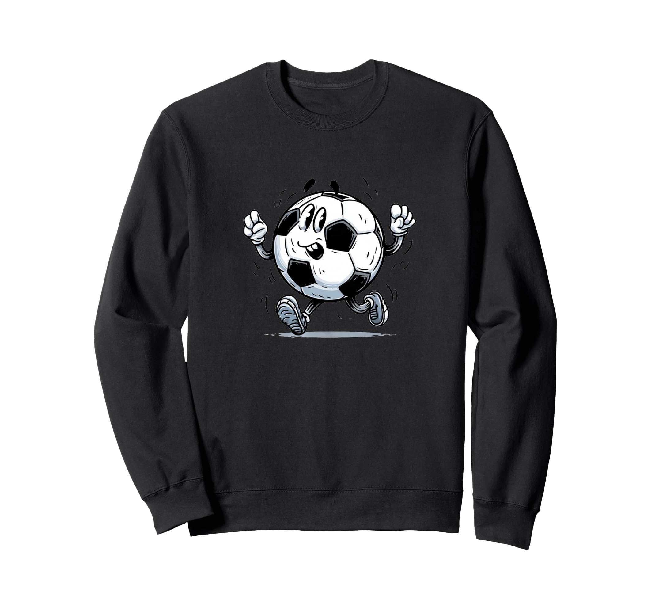 Cartoon Soccer Ball Costume And Sweatshirt - Aesthetic Graphic Men Women