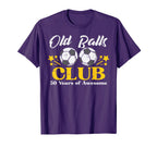 Old Balls Club Soccer 50 Years Awesome T-Shirt - Trendy Graphic Men Women