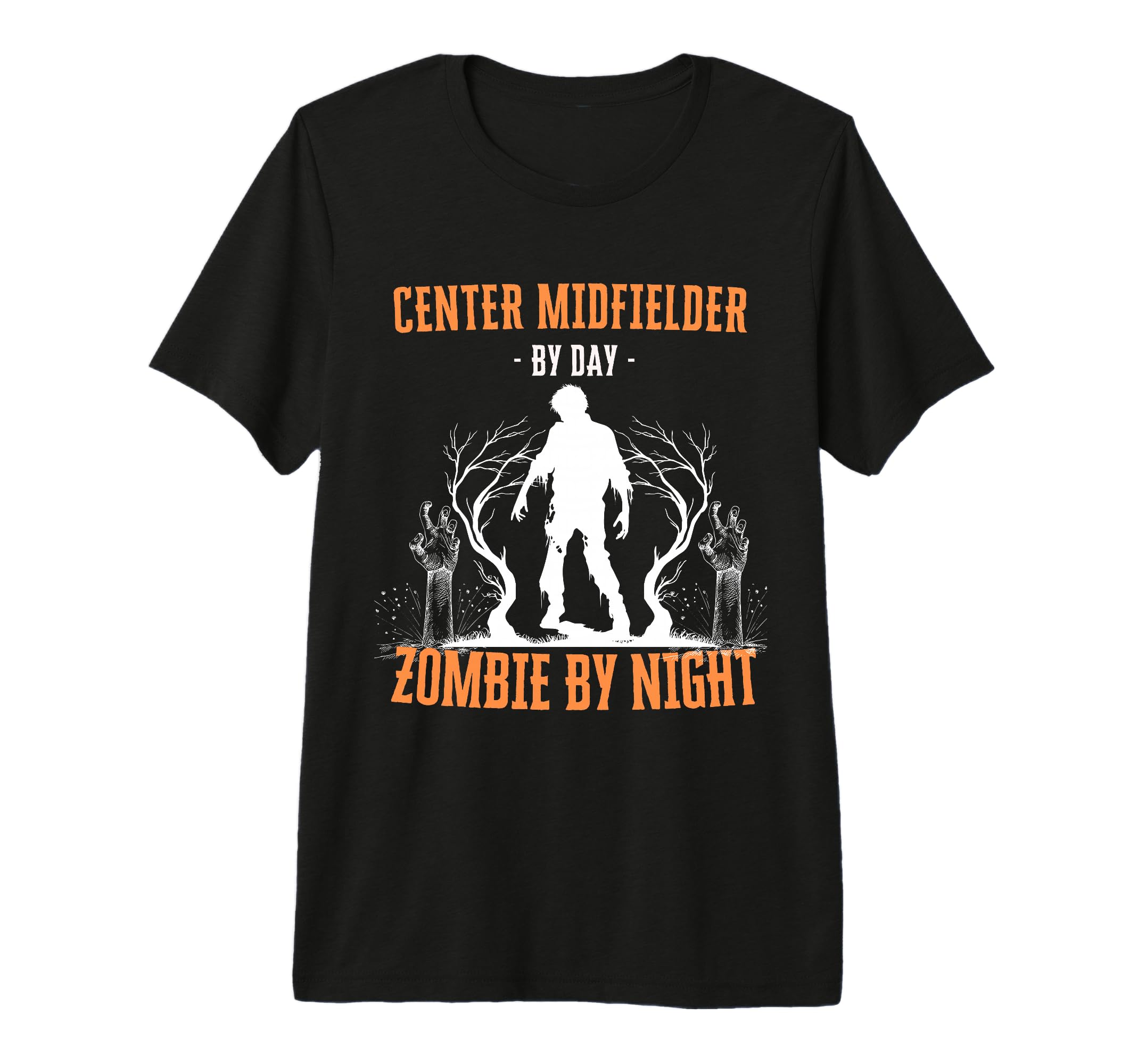 Center Midfielder Day Zombie Night T-Shirt - Streetwear Style Unisex