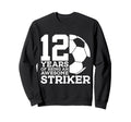 Soccer 12 Years Awesome Soccer Sweatshirt - Fun Novelty Design Men Women
