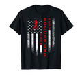 Usa American Flag Best Soccer Dad Ever T-Shirt - Novelty Apparel Unisex
