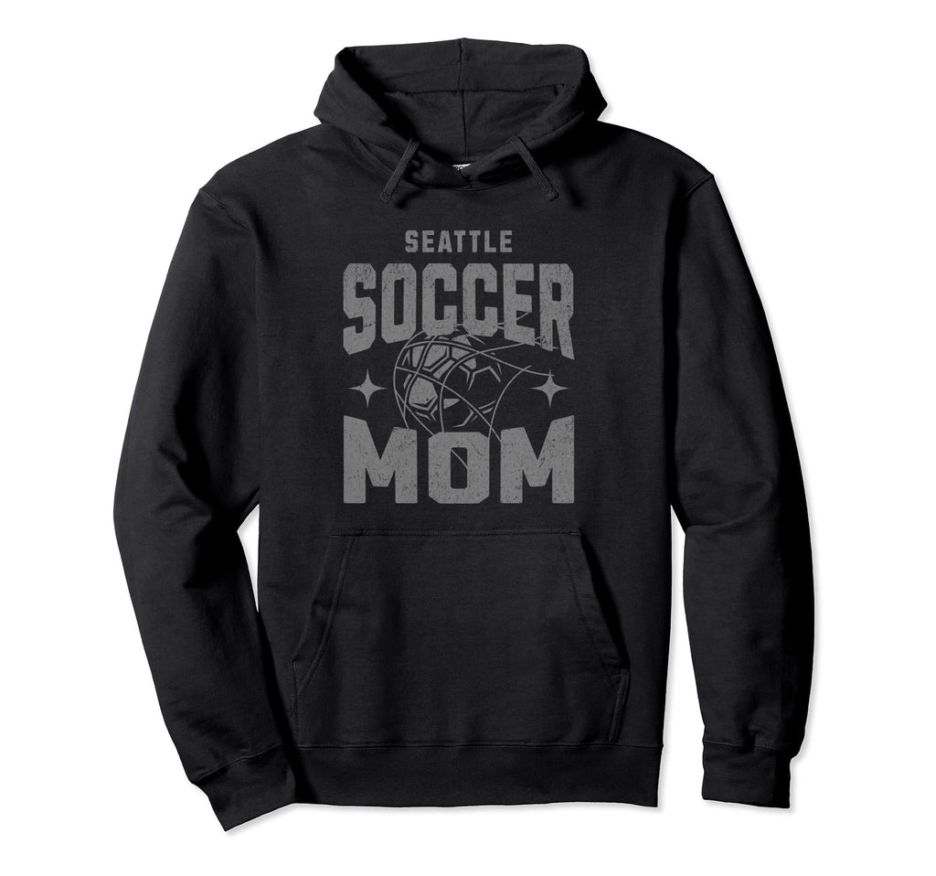 Distressed Soccer Mom Seattle Hoodie - Aesthetic Graphic Men Women