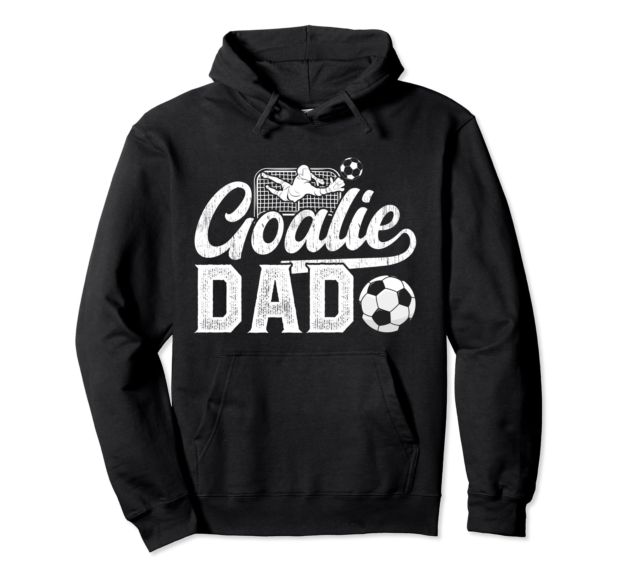 Soccer Goalie Dad Soccer Goalkeeper Dad Hoodie - Novelty Apparel for Adults