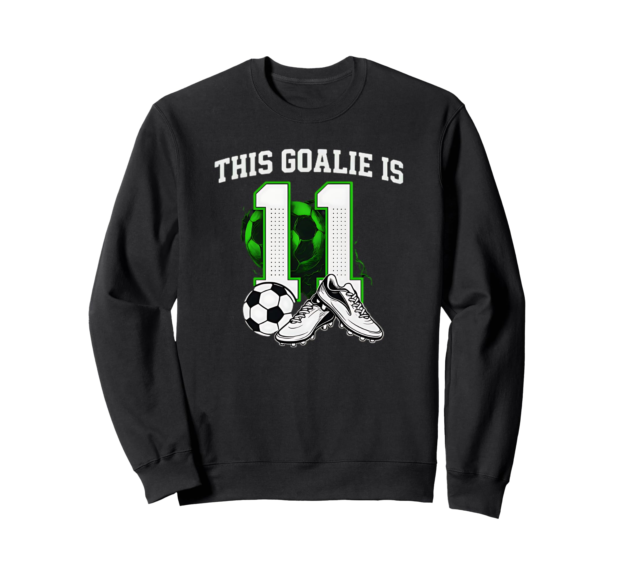 Funny 11Th Birthday Soccer Sweatshirt - Fun Novelty Design Men Women