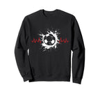 Soccer Ball Heartbeat Players And Sweatshirt - Streetwear Style Men Women