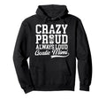 Crazy Proud Hockey Goalie Mimi Hockey Hoodie - Streetwear Style Men Women