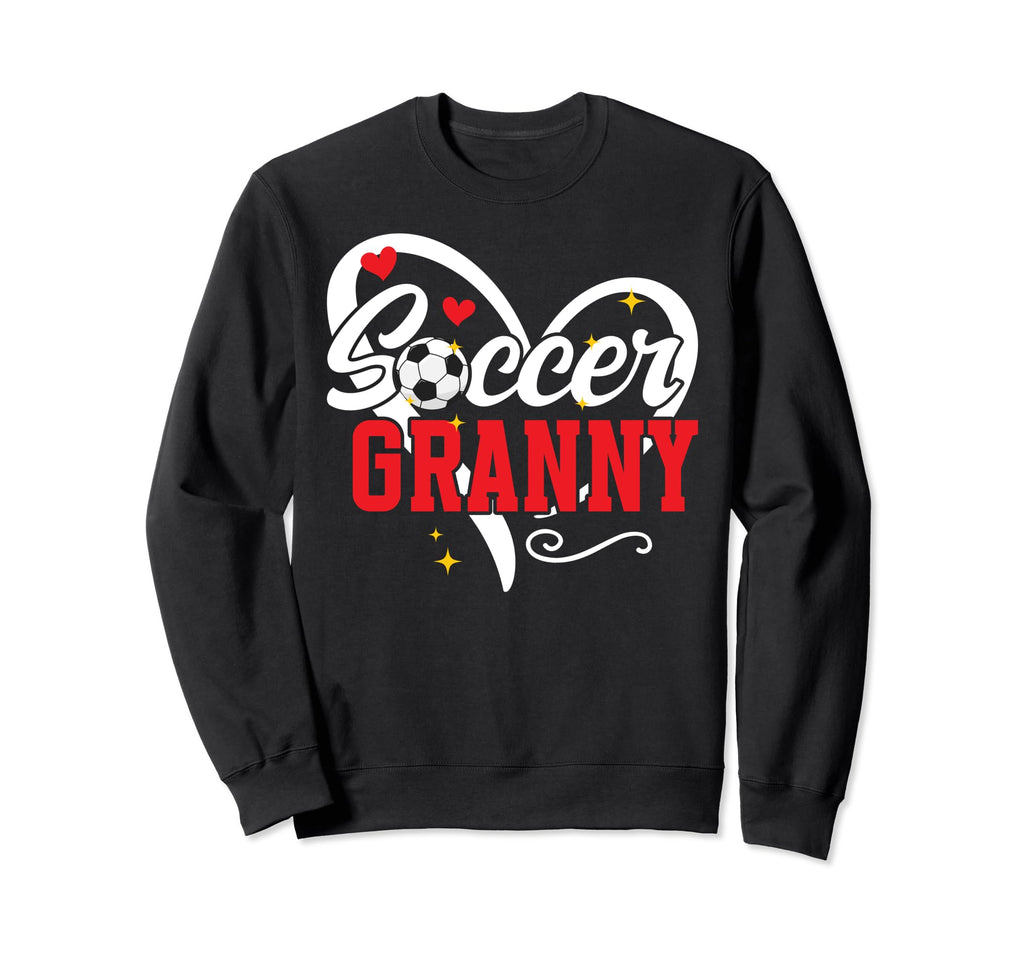 Soccer Granny Heart Grandma Granny Sweatshirt - Fun Novelty Design Unisex