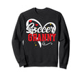 Soccer Granny Heart Grandma Granny Sweatshirt - Fun Novelty Design Unisex