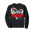 Soccer Granny Heart Grandma Granny Sweatshirt - Fun Novelty Design Unisex