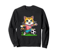Soccer Cutie Soccer Cat Kitty Sweatshirt - Trendy Graphic Men Women