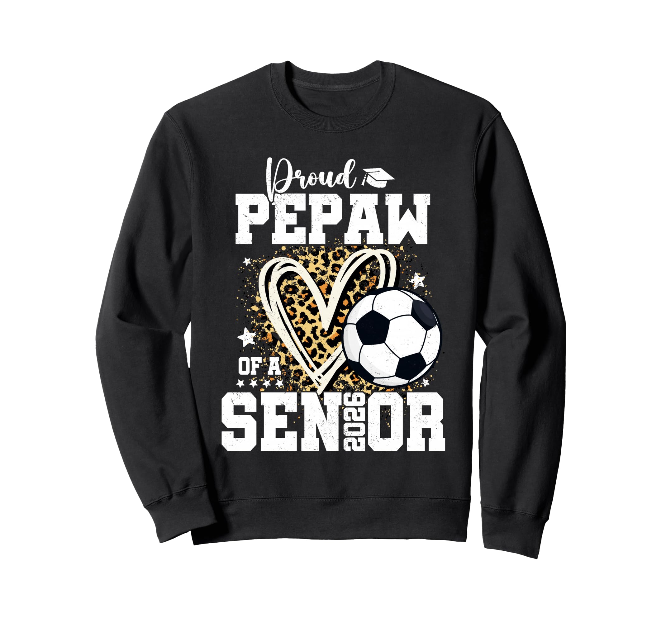 Proud Pepaw 2026 Senior Soccer Sweatshirt - Casual Everyday Wear Unisex