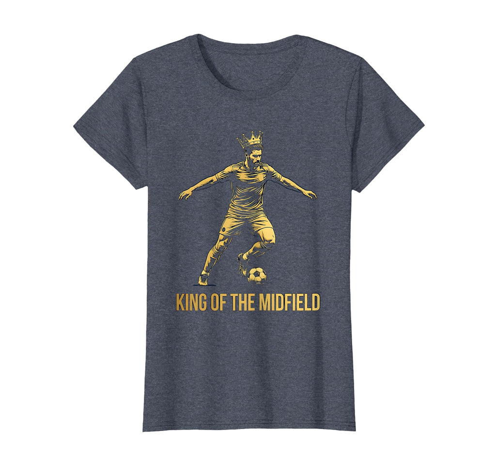 King Midfield Soccer T-Shirt - Aesthetic Graphic Unisex