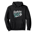 Birthday Soccer Hearts Fun Celebration Hoodie - Graphic Print for Adults