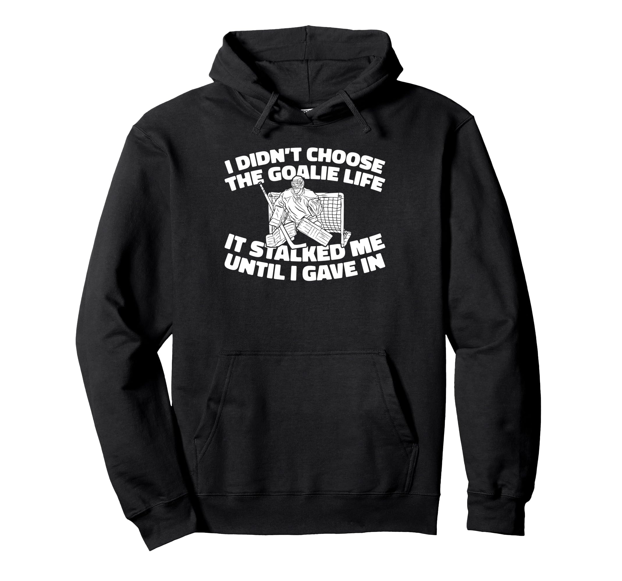 Hockey Goalkeeper Ice Hockey Goalie Hoodie - Trendy Graphic for Adults