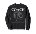 Coach Black Coach Gifts Black Sweatshirt - Trendy Graphic for Adults