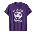 Franklin Soccer Distressed 90S T-Shirt - Aesthetic Graphic for Adults