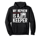 Ice Hockey Keeper Uncle Hockey Hoodie - Casual Everyday Wear Men Women