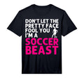 Soccer Art Teen Goalie Soccer T-Shirt - Casual Everyday Wear Men Women