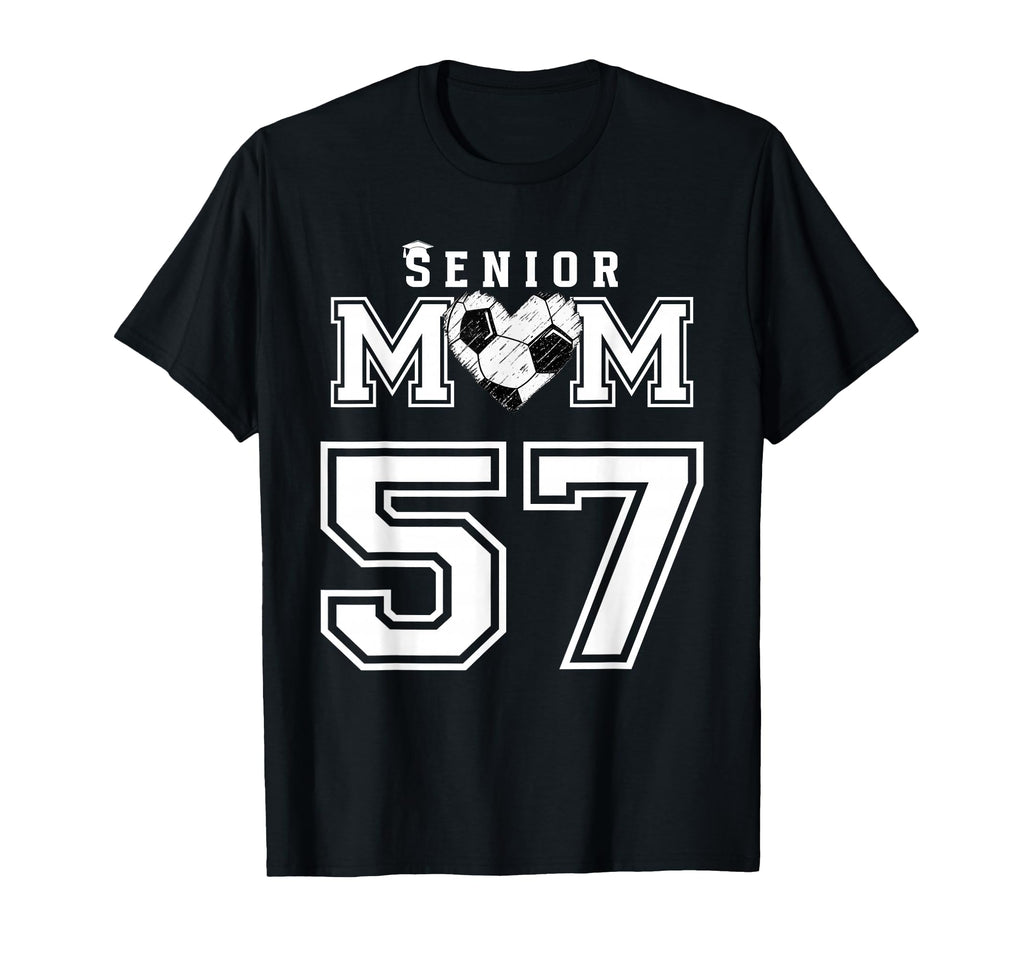 Proud Senior Soccer Mom Custom Jersey T-Shirt - Novelty Apparel Men Women